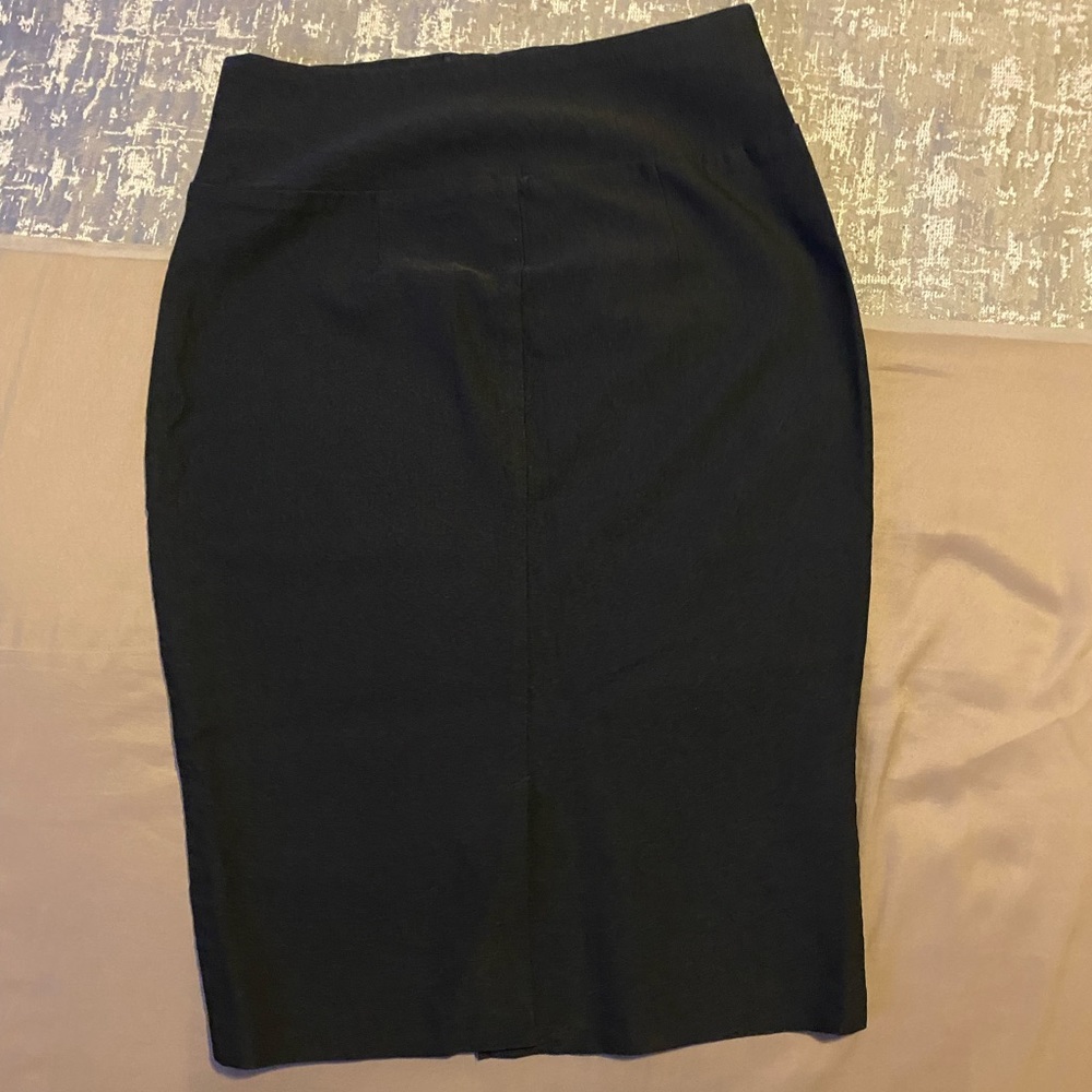 Black pencil skirt
